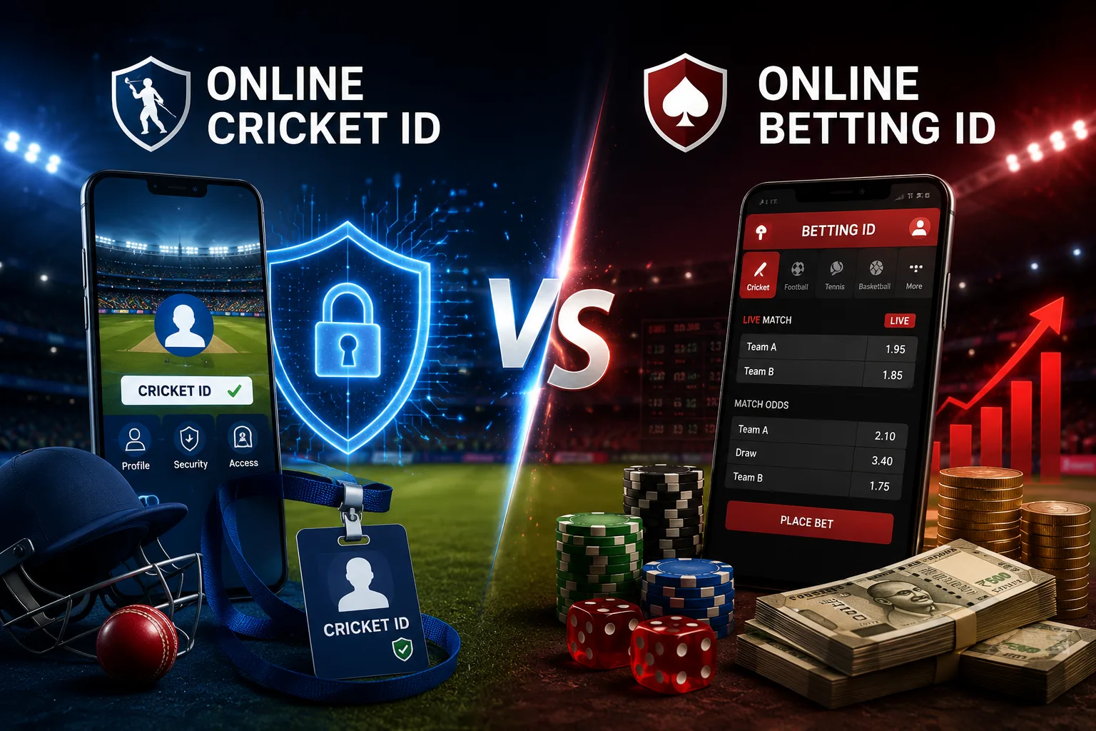 Online Cricket ID vs Online Betting ID: What's the Difference?